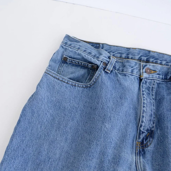 Y2K 09' Arizona  Jean Company Mid Wash Loose Fit Denim Blue Jeans Size 36X30 - Picture 11 of 13